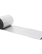 vidaXL Obrubník trávnika 5 m x 25 cm Pozinkovaná oceľ Strieborná