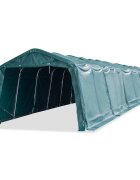 vidaXL Odnímateľný prístrešok pre dobytok PVC 550 g/m² 33x16 m zelený