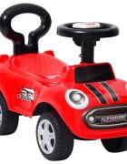 vidaXL Odrážacie auto červené