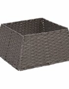 vidaXL Okrúžok na vianočný stromček Štvorcový Sivá 50 x 50 x 25 cm