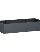 vidaXL Oporný múr 6 ks 200 x 100 x 40 cm Oceľ Antracitová