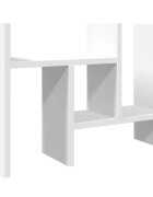 vidaXL Organizér na stôl biely 345x155x355 cm kompozitné drevo