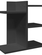 vidaXL Organizér na stôl čierny 42x215x42 cm kompozitné drevo