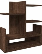 vidaXL Organizér na stôl čierny 49x20x525 cm kompozitné drevo