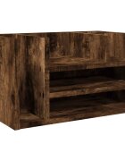 vidaXL Organizér na stôl dymový dub 445x24x25 cm kompozitné drevo