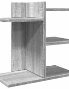 vidaXL Organizér na stôl sivá sonoma 445x24x25 cm kompozitné drevo