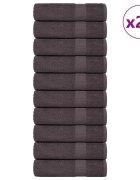 vidaXL Osušky do kúpeľne FROGN 25 ks antracitové 100x150 cm 360 g/m²