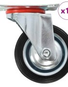 vidaXL Otočné kolieska 12 ks 75 mm