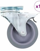 vidaXL Otočné kolieska 12 ks 75 mm