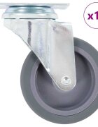 vidaXL Otočné kolieska 16 ks 75 mm