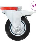 vidaXL Otočné kolieska 32 ks 100 mm
