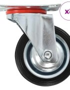 vidaXL Otočné kolieska 8 ks 75 mm