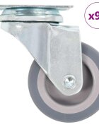vidaXL Otočné kolieska 96 ks 50 mm