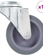 vidaXL Otočné kolieska s otvorom na skrutku 16 ks 75 mm