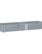 vidaXL Paletová ohrádka sivá 150x50 cm borovicový masív