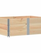 vidaXL Paletové ohrádky 3 ks 150x100 cm borovicový masív