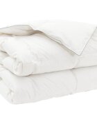 vidaXL Paplón FULDA 220 x 260 cm 4 ročné obdobia 210 GSM Biela