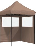 vidaXL Párty stan 200 x 200 x 306 cm Hnedá Oxfordská látka