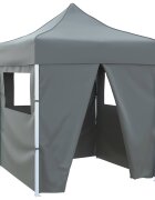 vidaXL Párty stan 200 x 200 x 315 cm Antracitová Oxfordská látka