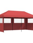 vidaXL Párty stan 292 x 580 x 315 cm Vínovo červená Oxfordská látka