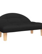 vidaXL Pelech pre psa čierny 70x52x30 cm látka