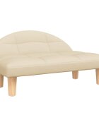 vidaXL Pelech pre psa krémový 70x52x30 cm látka