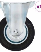 vidaXL Pevné kolieska 12 ks 100 mm
