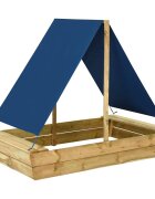vidaXL Pieskovisko so strechou 160x100x133 cm impregnované borovicové drevo