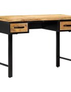 vidaXL Písací stôl 110x50x76 cm masívne mangovníkové drevo