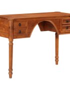 vidaXL Písací stôl so zásuvkami 110x50x76 cm akáciový masív