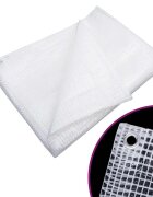 vidaXL Plachta Leno 140 g/m² 4x5 m biela
