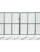 vidaXL Pletená záhradná brána 400x200 cm