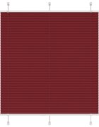 vidaXL plisovaná roleta Bordeaux červená 120x100 cm Šírka látky