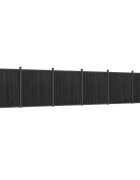 vidaXL Plotový panel sivý 1045x186 cm WPC