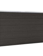 vidaXL Plotový panel WPC 180x105 cm čierny