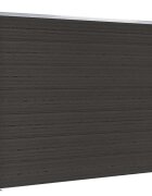 vidaXL Plotový panel WPC 180x146 cm čierny