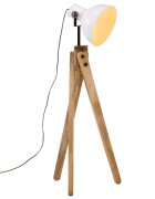 vidaXL Podlahová lampa 25 W biela 45x45x120 cm E27