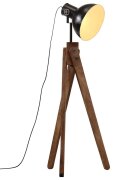 vidaXL Podlahová lampa 25 W čierna 45x45x120 cm E27