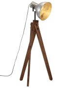 vidaXL Podlahová lampa 25 W starožitná strieborná 45x45x120 cm E27