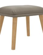 vidaXL Podnožka bledosivá 45x295x35 cm zamatová