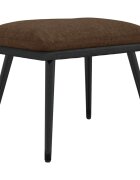 vidaXL Podnožka hnedá 45x295x35 cm látka a umelá koža