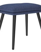 vidaXL Podnožka modrá 45x295x35 cm látková
