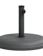 vidaXL Podstavec pod slnečník pre Ø32/35/38 mm tyče 15 kg kruh