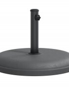 vidaXL Podstavec pod slnečník pre Ø32/35/38 mm tyče 25 kg kruh