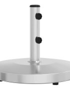 vidaXL Podstavec pod slnečník pre Ø32/38/48 mm tyče 25 kg kruh