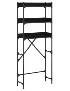 vidaXL Polica na práčku Čierny 0ak 67 x 25 x 163 cm Kompozitné drevo