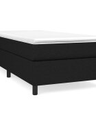 vidaXL Posteľný rám s boxspringom Čierna 90x190cm Látka