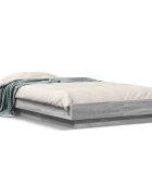 vidaXL Posteľný rám sivý dub sonoma 90x190 cm borovicový masív