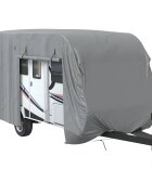 vidaXL Poťah na karavan sivý 670x250x220 cm netkaná textília