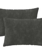 vidaXL Poťah na podložku 2 pcs HEERLEN Antracitová 50 x 70 cm